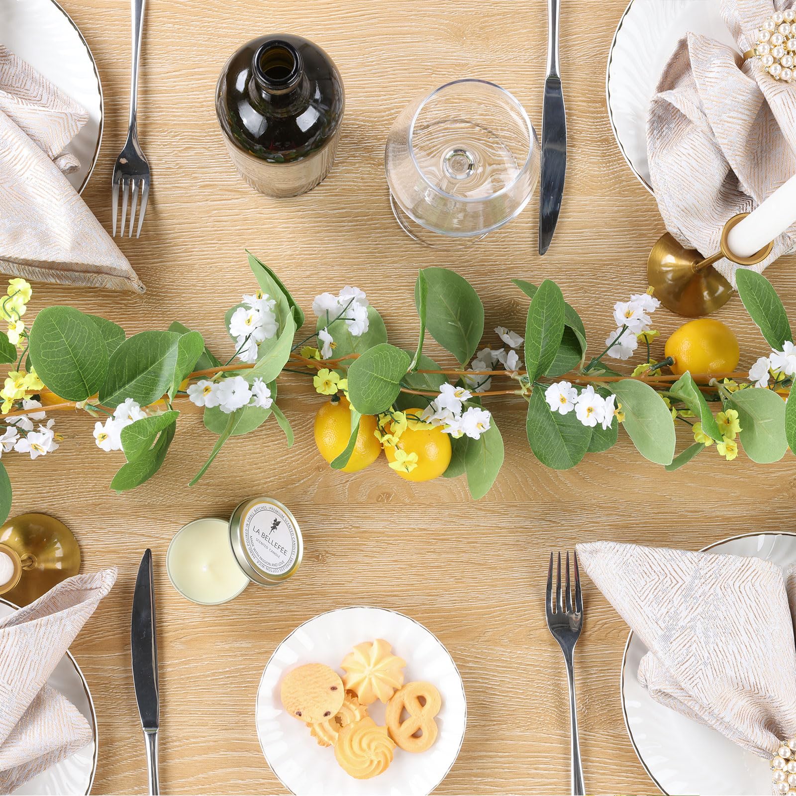 Amazon.com: U'Artlines 2Pcs Total 11 Ft Artificial Lemon